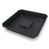 SQUARE PLATE BLACK ALBER 18X18 CM